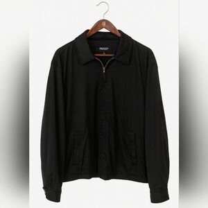 Aberdeen Collection Men’s Black Zip-Up Jacket – Size L/G